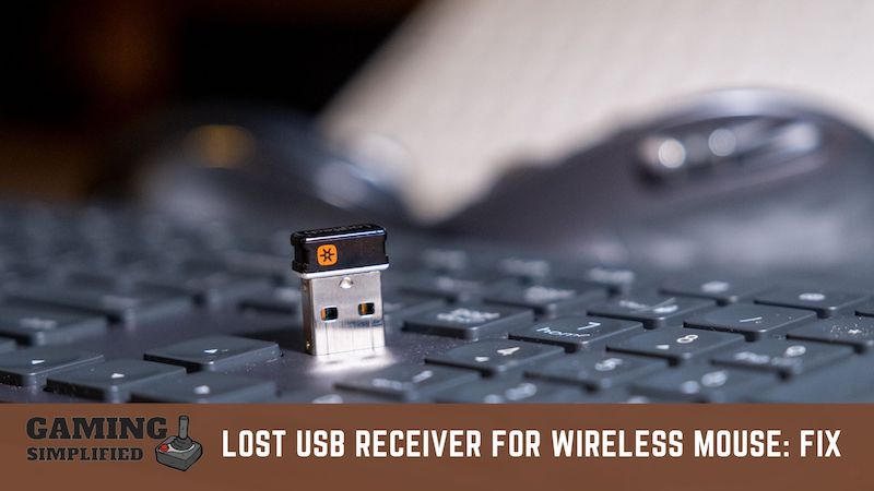 my wireless mouse receiver is lost