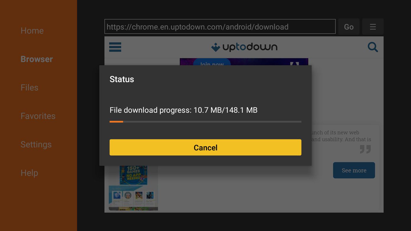 download and install google chrome for firestick