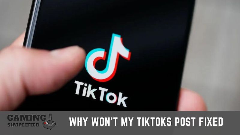 fix tiktok won't post