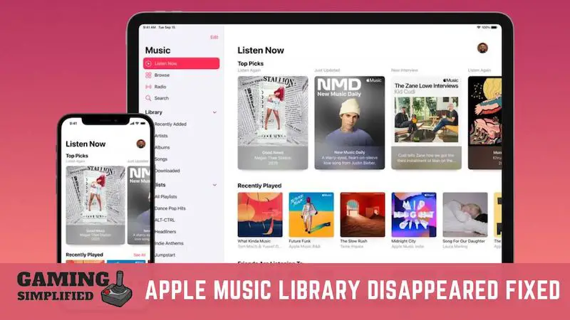 Apple Music Library Disappeared