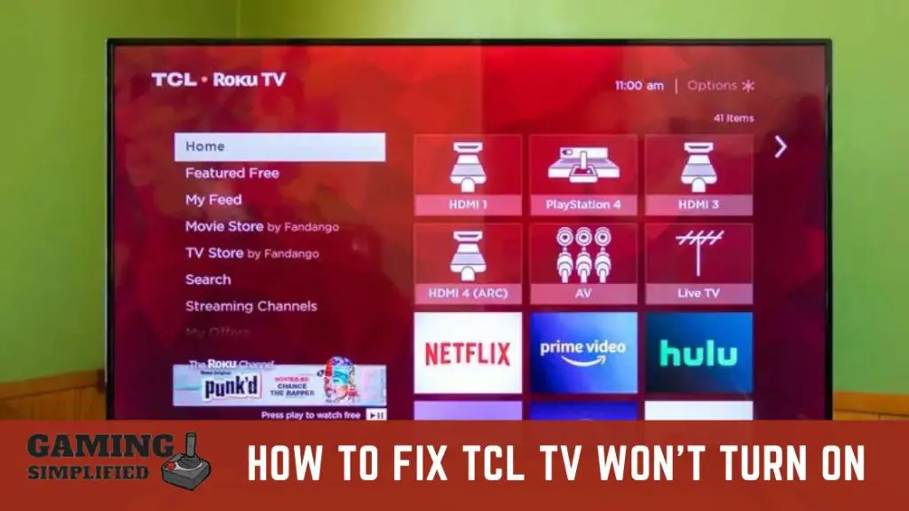 TCL TV Won’t Turn On 